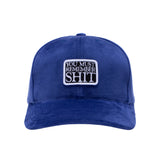 Fucking Awesome - Remember Shit Velvet Snapback - Blue