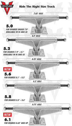 Venture - Hi Light Polished Trucks